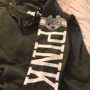 PINK full zip hoodie